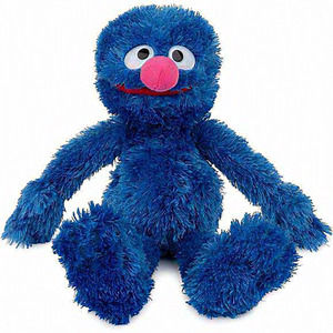 14.5‎ Inch Blue Street Official Grover Muppet Plush, Premium Plush Toy